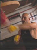 man boxing